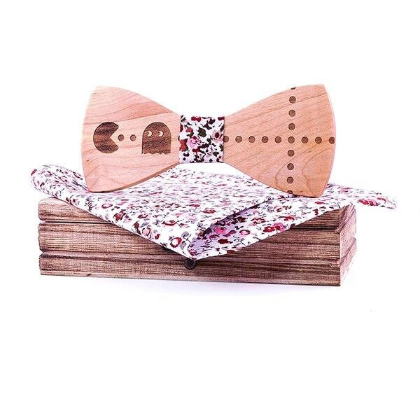 Noeud papillon en bois | Pacman