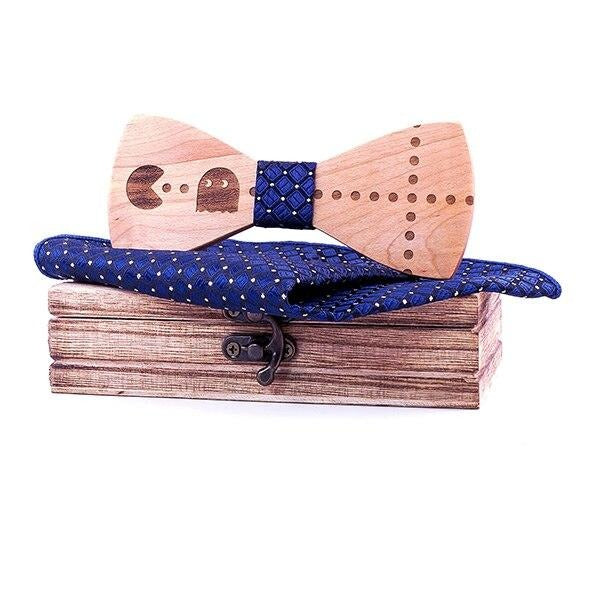 Noeud papillon en bois | Pacman