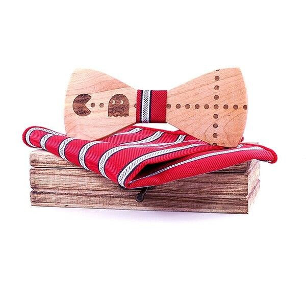 Noeud papillon en bois | Pacman