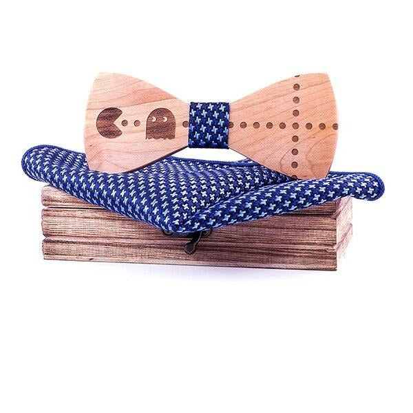 Noeud papillon en bois | Pacman