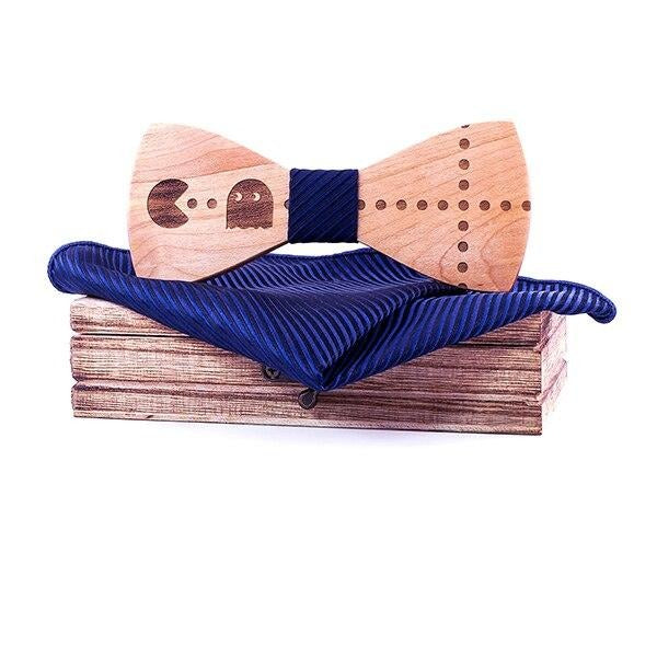 Noeud papillon en bois | Pacman